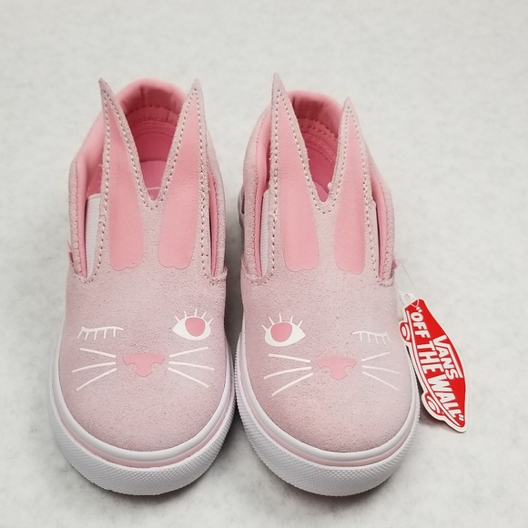 pink vans size 1